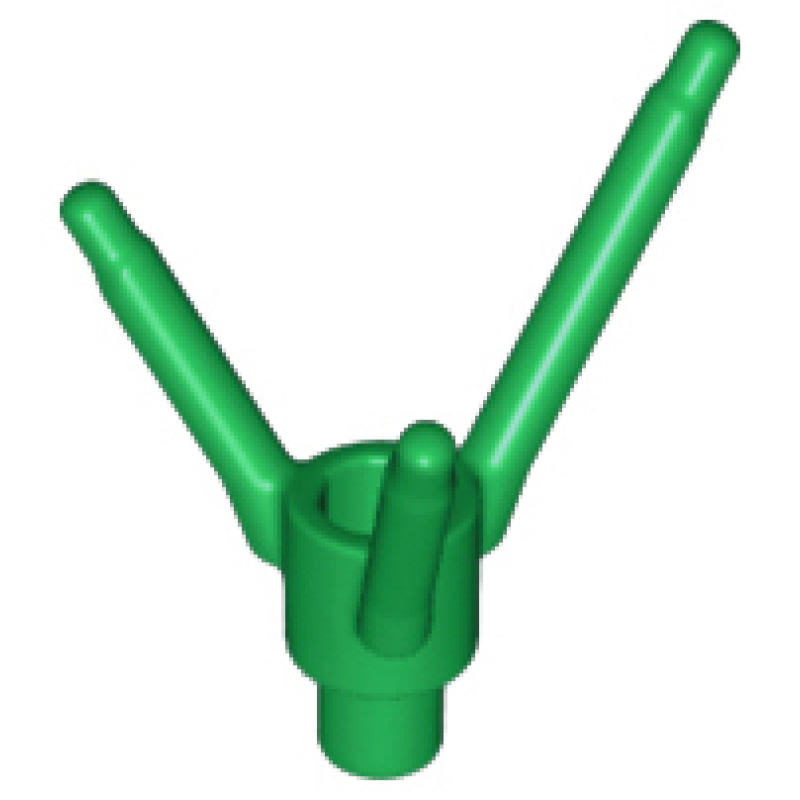 Plant Bloem Stengel met 3 stengels Green